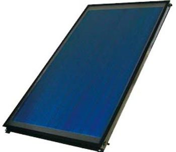 太阳能厂家直销平板太阳能集热器,蓝膜太阳能平板集热器