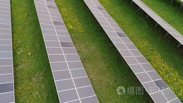 太阳能集热器板视频素材