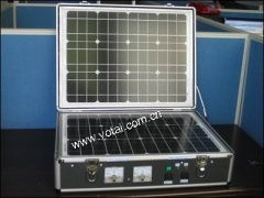 2011新能源 太阳能发电系统 便携式太阳能电源 100w